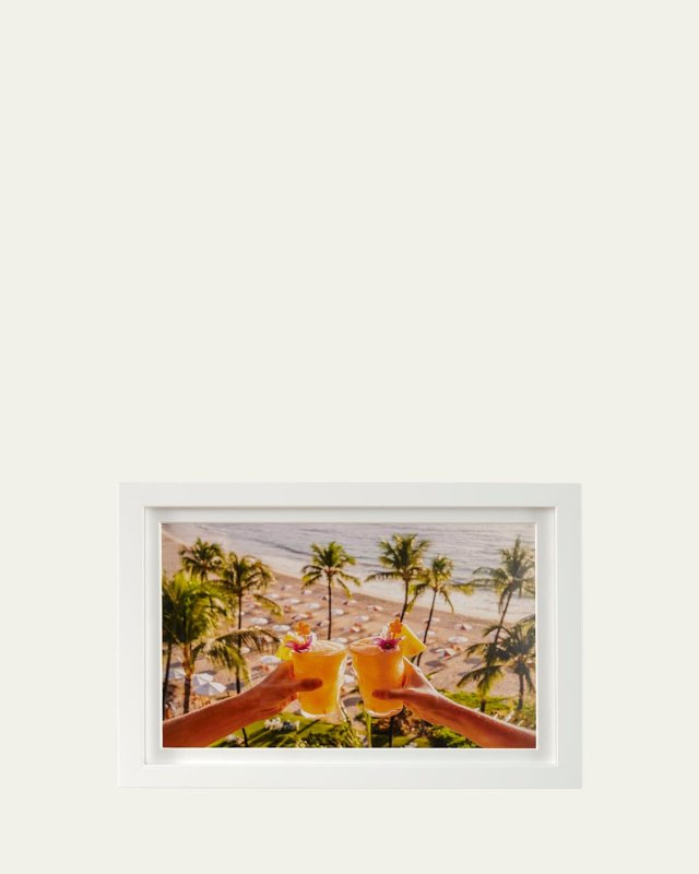 "Frederico Cheers Mauna Kea" Mini Giclee Print